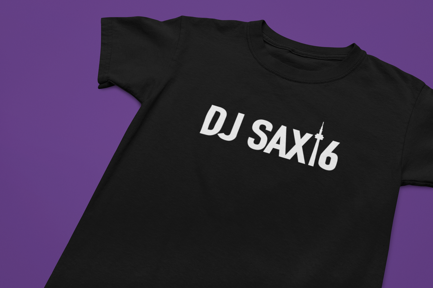 OFFICIAL 'DJ SAX IN THE 6' — Short Sleeved Tee (Youth)